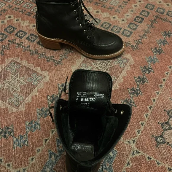 Black Red Wing Clara Boots - Picture 5 of 5